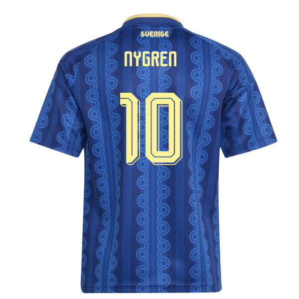 2026-2027 Sweden Away Shirt (Kids) (Nygren 10)-SoccerKits Hub | Buy Soccer Jerseys Online